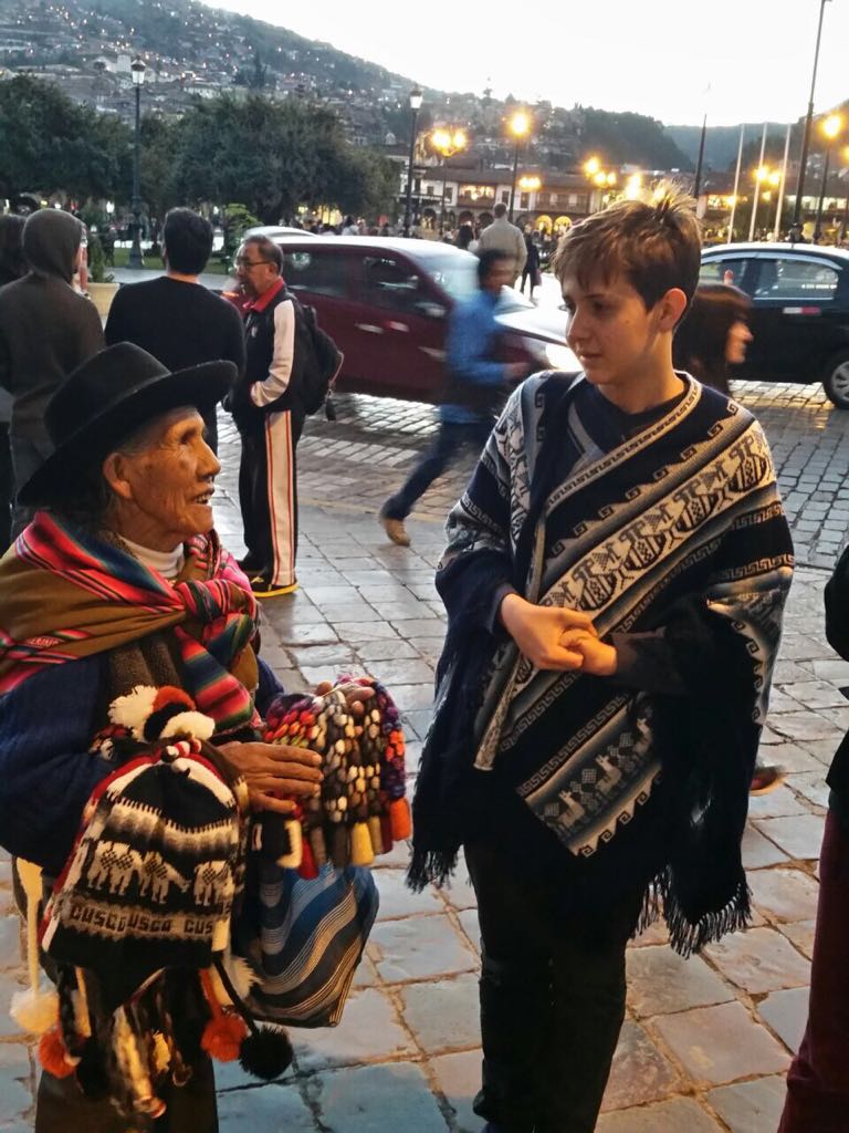 Rudá em Cusco, Peru