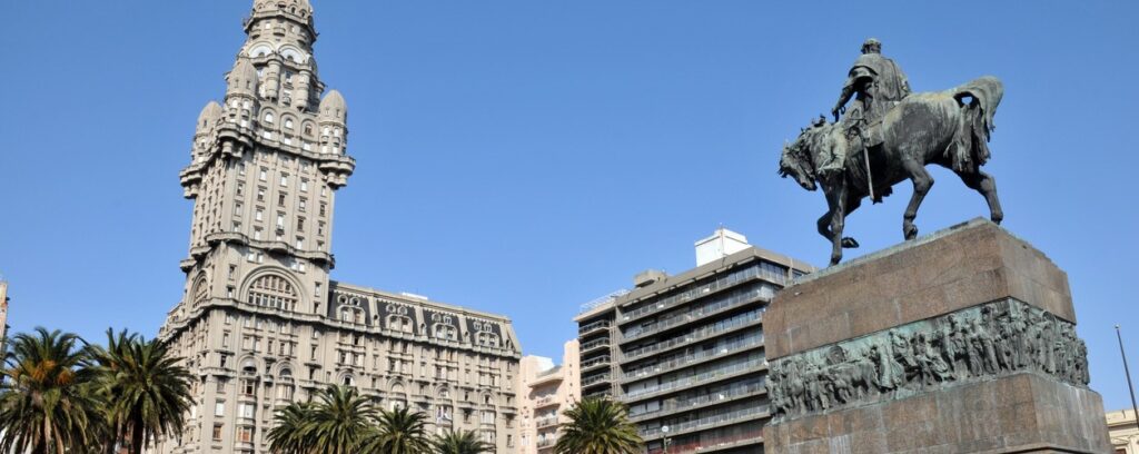 Praça em Montevidéu, Uruguai
