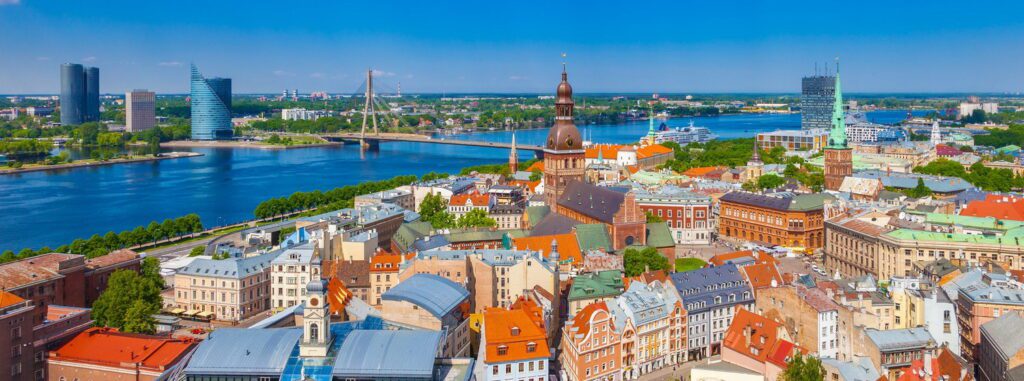 Vista de Riga, Letônia