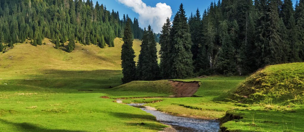 Paisagem na Transilvânia, Romênia