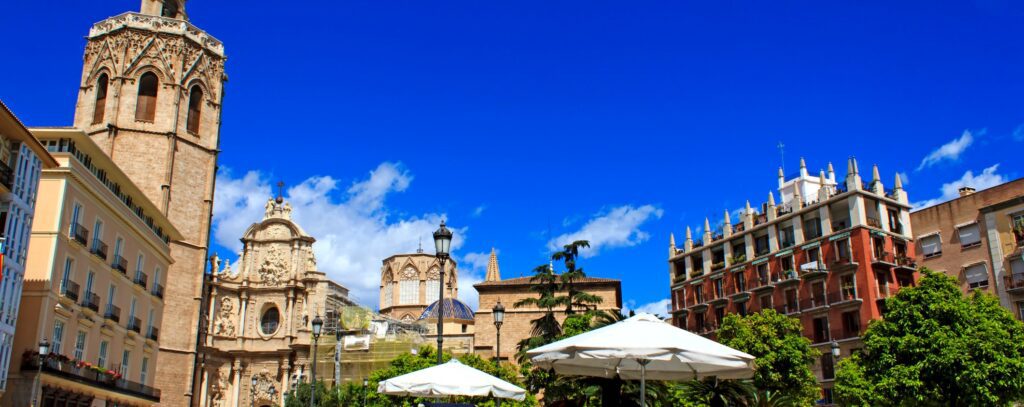 Plaza de la Reina, em Valência, Espanha