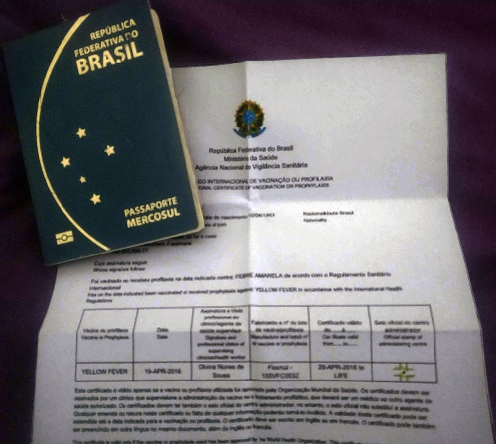 CIVP - Certificado Internacional de Vacinação ou Profilaxia