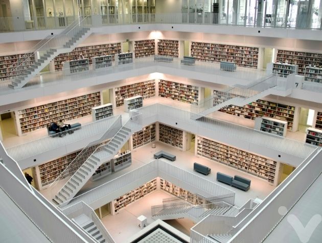 Biblioteca Municipal de Stuttgart, Alemanha