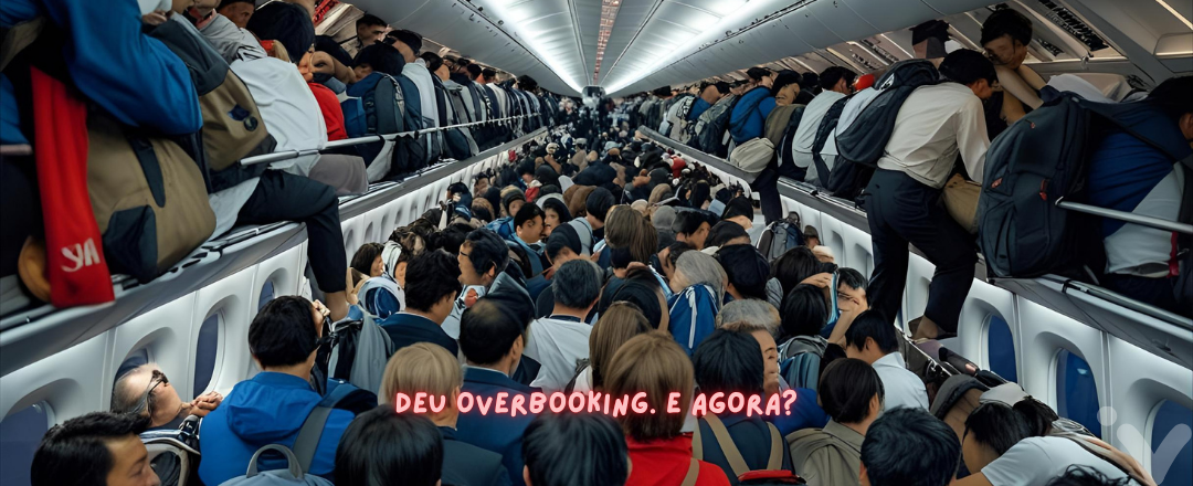 Situação de overbooking em voo
