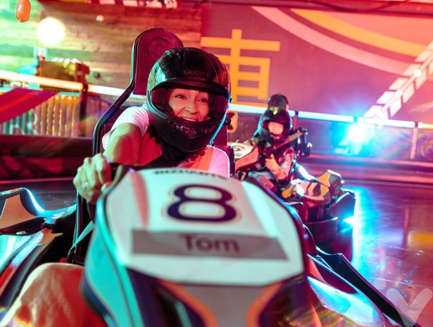 E-Karting na Gravity-Global, Stratford, Inglaterra