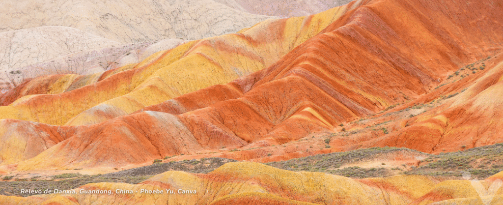 Relevo de Danxia, Guandong, China