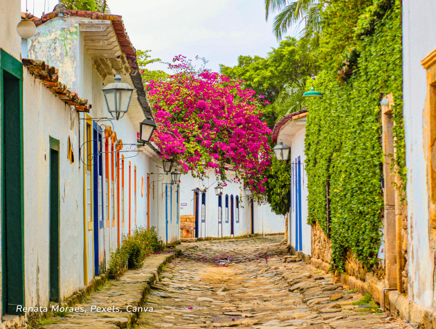 Rua em Paraty, RIo de Janeiro
