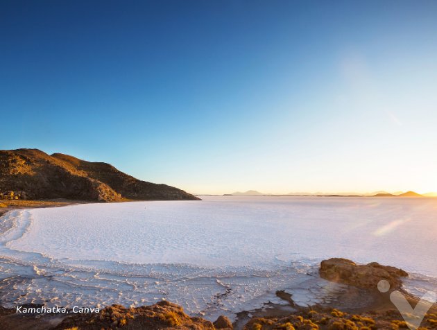 Vista do Salar de Uyuni, Bolívia