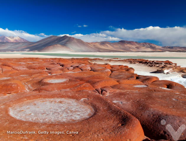 Vista do Deserto de Atacama, Chile