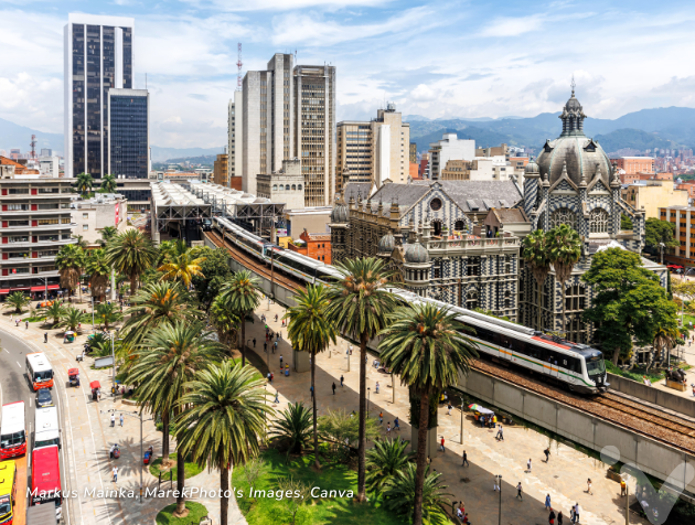 Vista de Medellín, Colômbia
