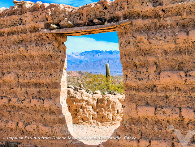 Arco de pedra em Salta, Argentina