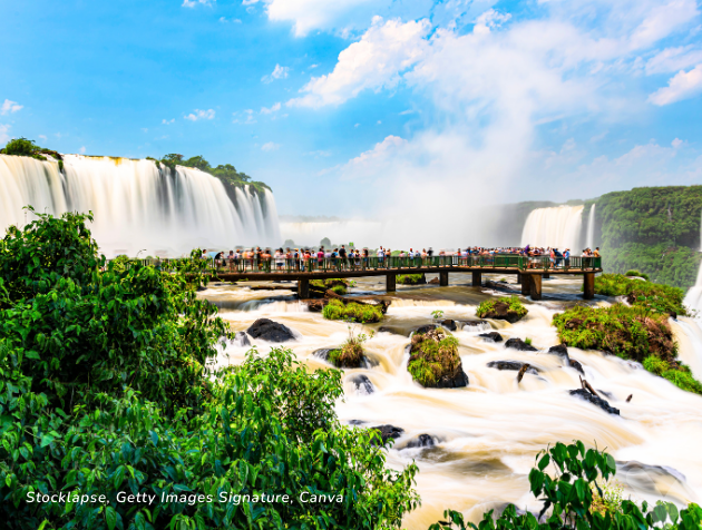Vista das Cataratas do Iguaçu, Foz do Iguaçu, Paraná