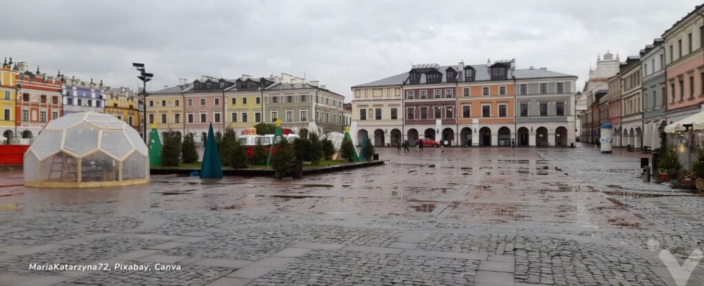 Vista de Zamość, Polônia