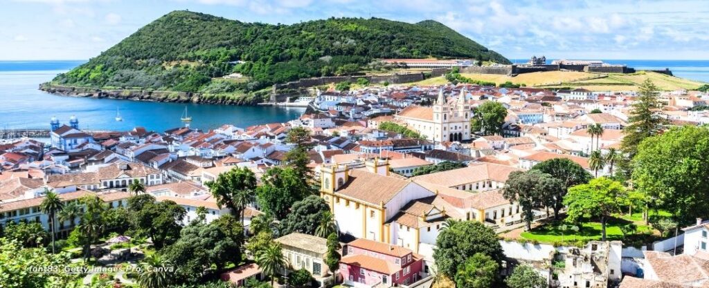 Vista de 3. Angra do Heroísmo, Terceira, Açores, Portugal