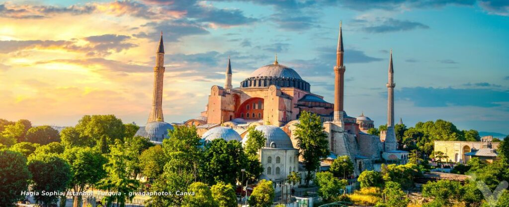 Hagia Sophia em Istanbul, Turquia

