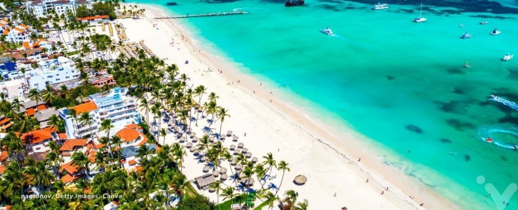 Praia em Punta Cana, República Dominicana